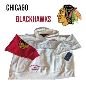 NHL Chicago Blackhawk Tommy Hilfiger Hoodies, NWT